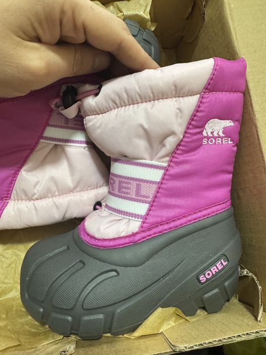 Cizme Sorel copii fetiță mărimea 23 si 24– NOI, impermeabile, iarnă
