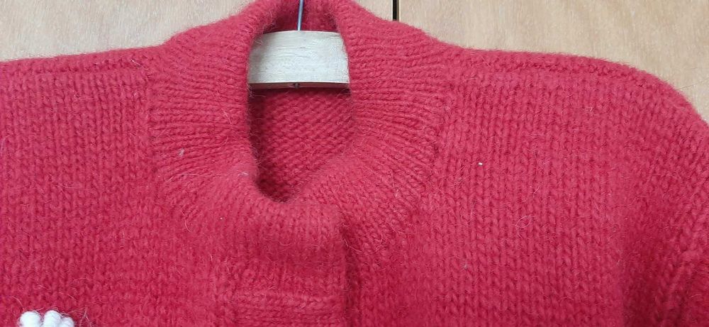 Дамска жилетка ефектна ръчна изработка 100%вълна р-рXL - 2XL