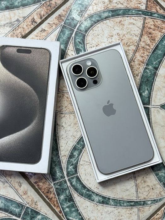 iPhone 15 pro max 256gb натурал титан