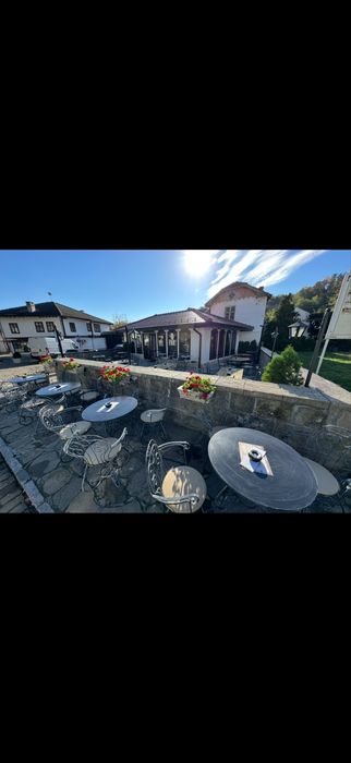 Маси и столове от ковано желязо 4 комплекта