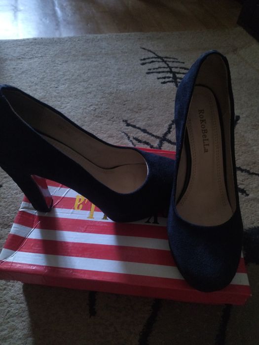 Туфли женские замшевые