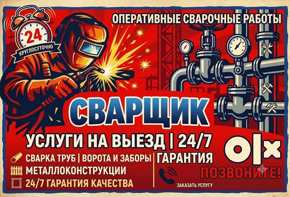 СВАРЩИК И САНТЕХНИК НА ВЫЕЗД | Любая сложность | Быстро и качественно
