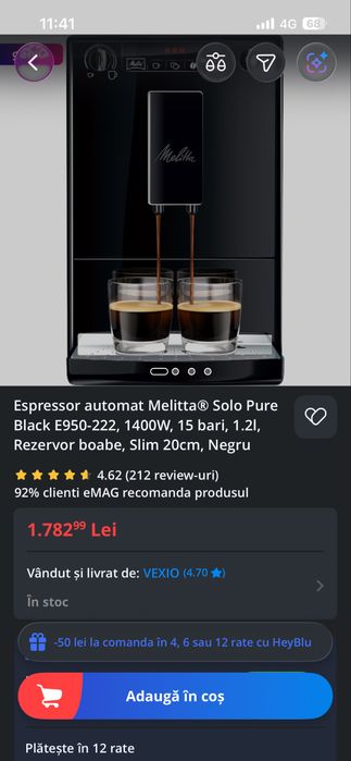 Espressor automat Melitta Cafe Solo