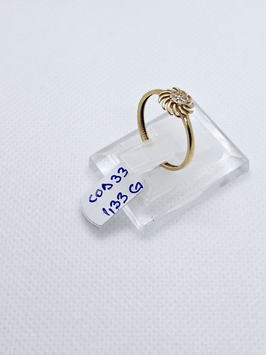 Vand inel dama din aur 14 k 1.33 g cod 33