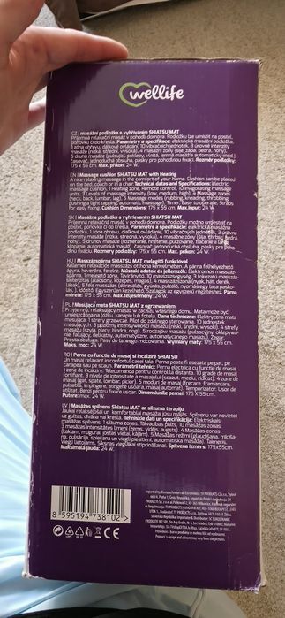 Saltea masaj incalzita