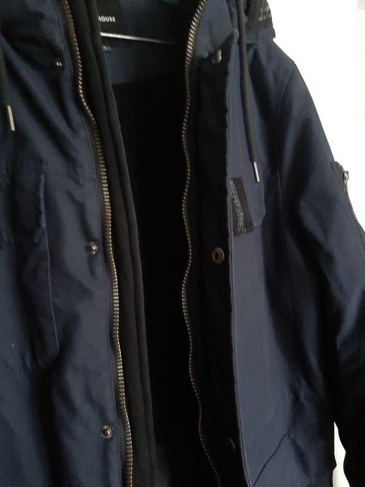 Geacă de iarnă  pt. Baieți C&A_mărime L_bleumarin