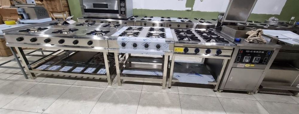 Газ плита 6 конфорки газ плита Gaz plita газ плита из нержавейки gazpl