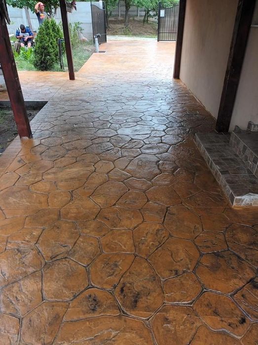 #Beton amprentat oferta#