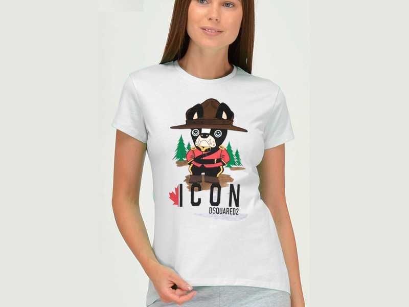 Тениски DSQUARED2 Icon Принт Модели и размери