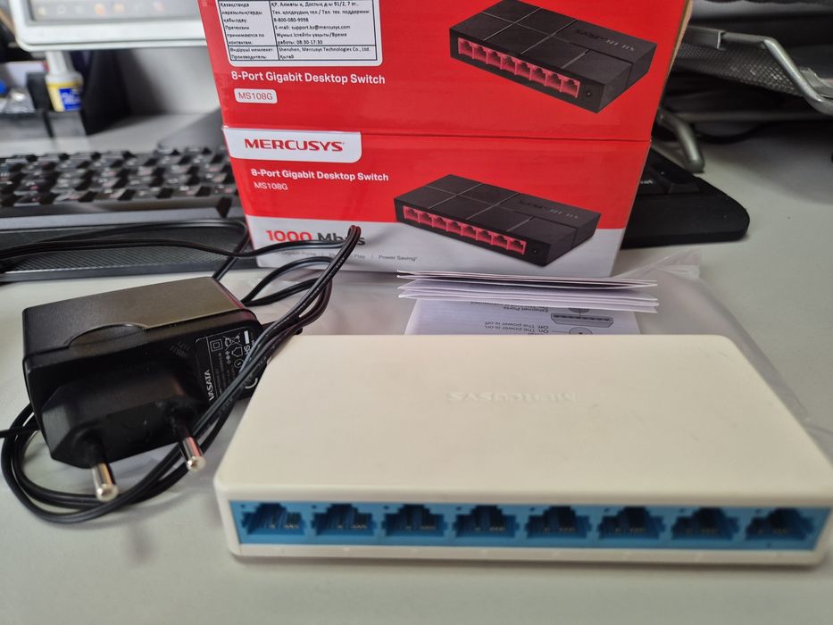 Коммутатор mercury 8 портов