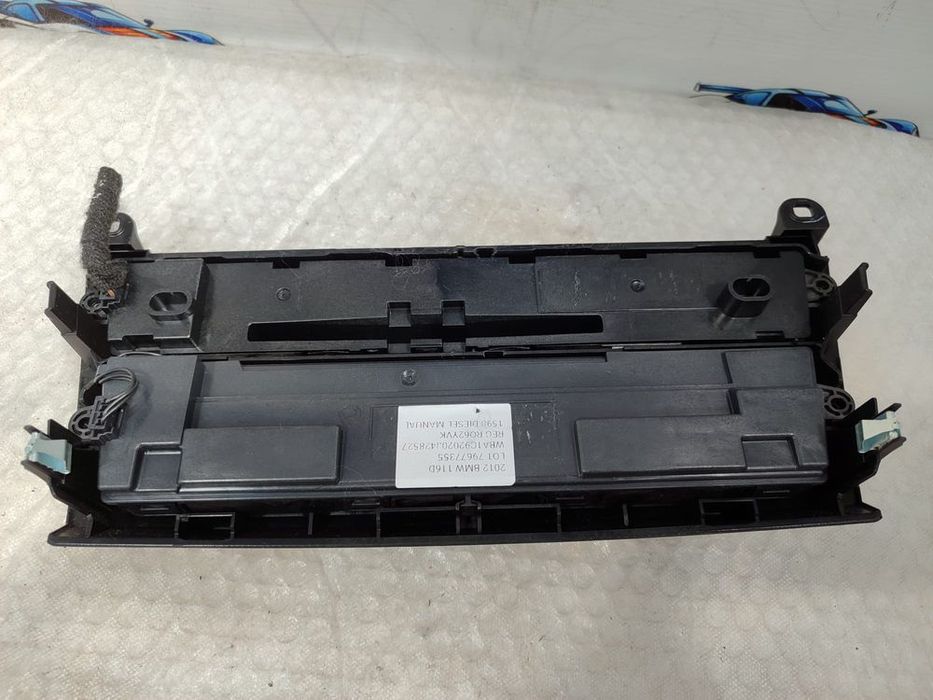 PANOU COMANDĂ CLIMA + PANOU COMANDĂ RADIO AUDIO BMW 1 SERIES F20 2012 / 2011–2015 / COD OEM 6411 9207197-02 / 9207197 (5E2)