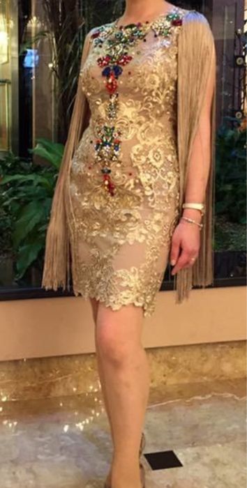 Rochie Alinka cu dantela pretioasa, accesoritazata!