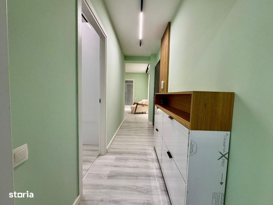 COSMOPOLIS - Apartament cu 3 camere si gradina, mobilat si utilat.