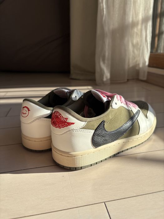 Кецове Jordan Travis Scott, Medium olive