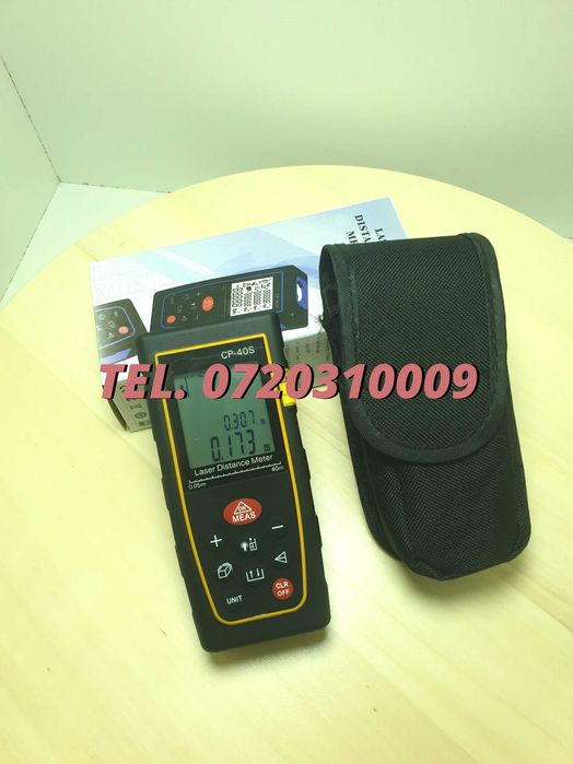 Aparat Masurare Distante Laser 40m Digital Portabil Usor De Manipulat