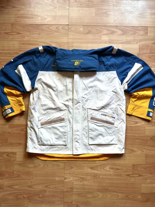 Yachting rain jacket jacheta hooded New Balance Olympic games '04
