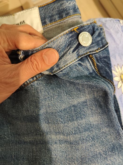 Къси дънкови панталони HM 32 размер слим фит