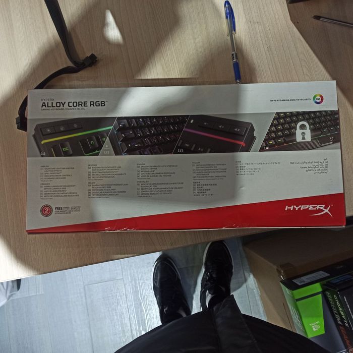 Клавиатура HyperX: alloy core RGB