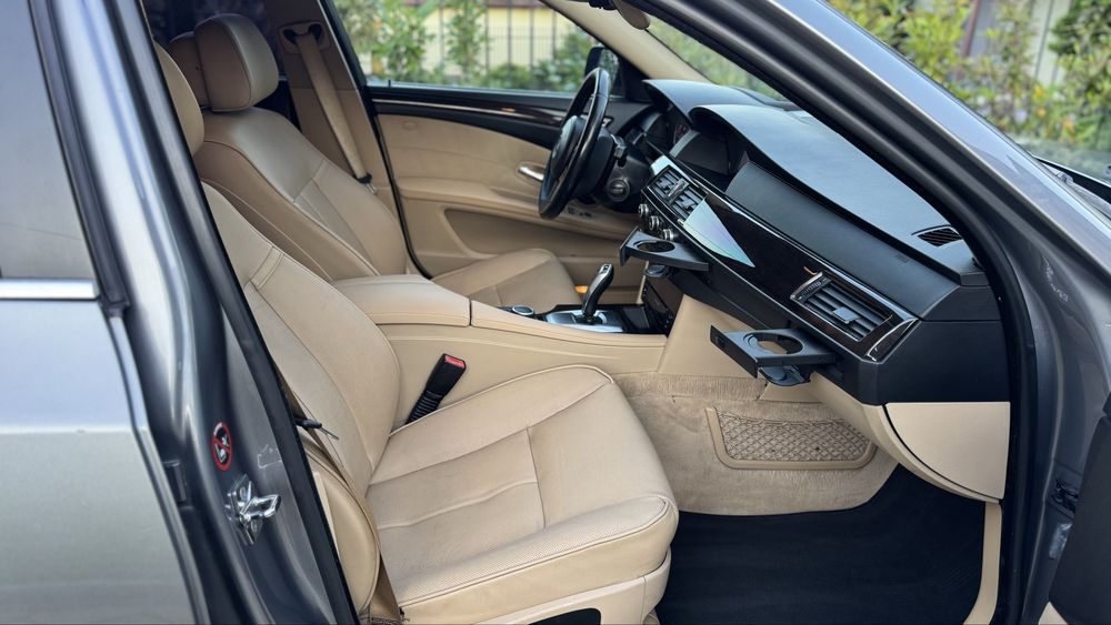 Bmw Seria 5 E60 530XD 2008 Joystick/Distronic/Night vision/Ventilatie/Sistem audio individual