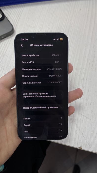 Iphone 13 mini сост четки