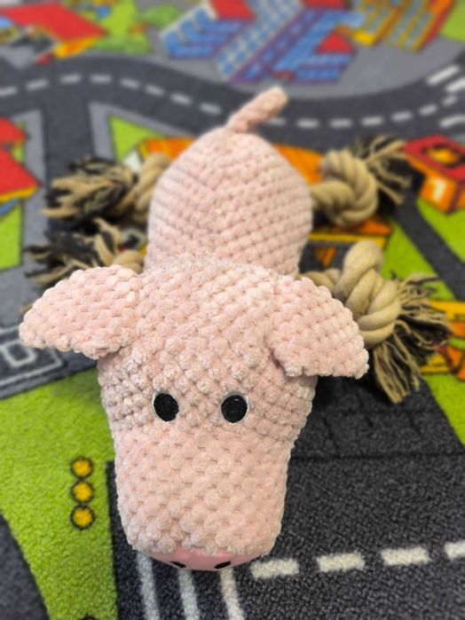 Jucărie pentru animale de companie, porc roz
