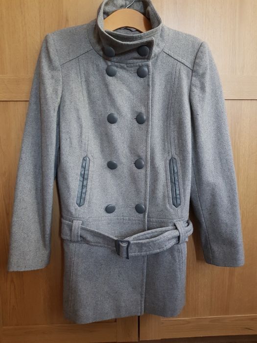 Pardesiu/ trenci, damă, elegant, lână 52%, Redherring, m.14/  L/ 42-44