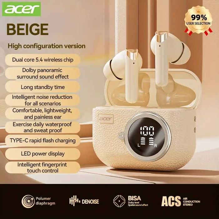 ACER OHR508 – Премиум безжични слушалки!