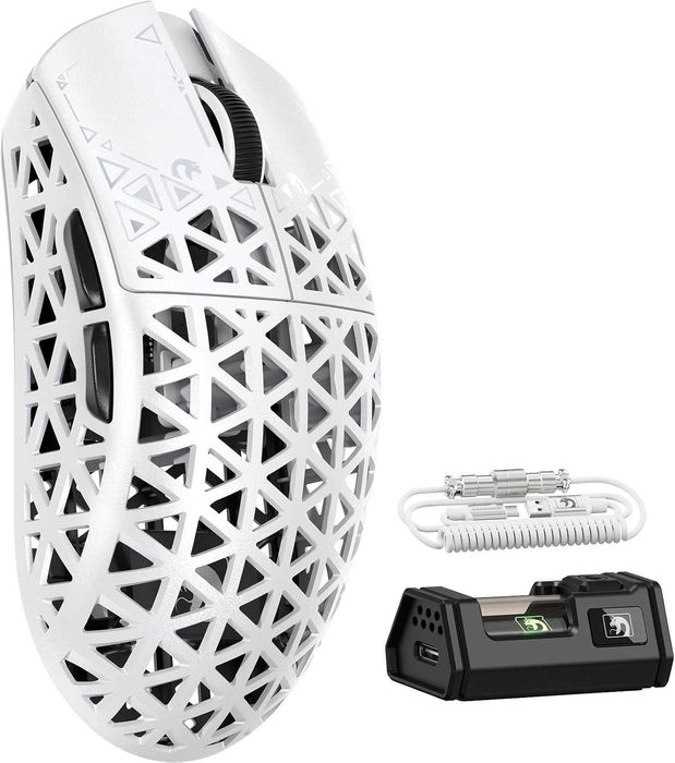 Гейминг мишка MAMBASNAKE M5 ултра лека карбонова безжична – 39 грама