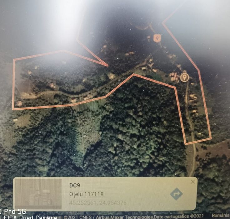 2500 mp - zona Arges, comuna Berevoiesti -sat Otelu