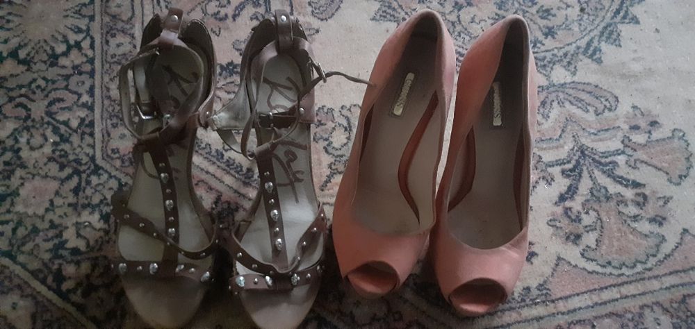 Дамски обувки replay и Guess на висок ток