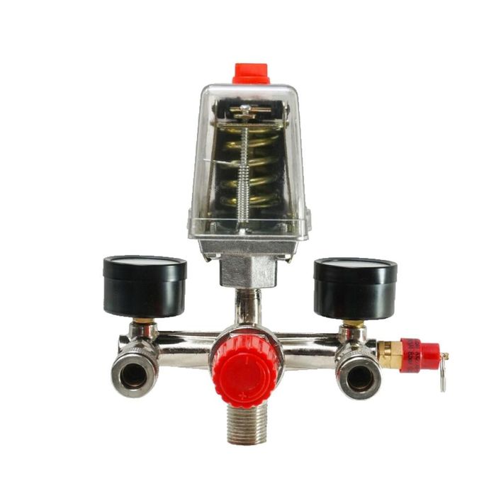 Presostat universal pentru compresor trifazic, 380V, 400V 8-12 bari,