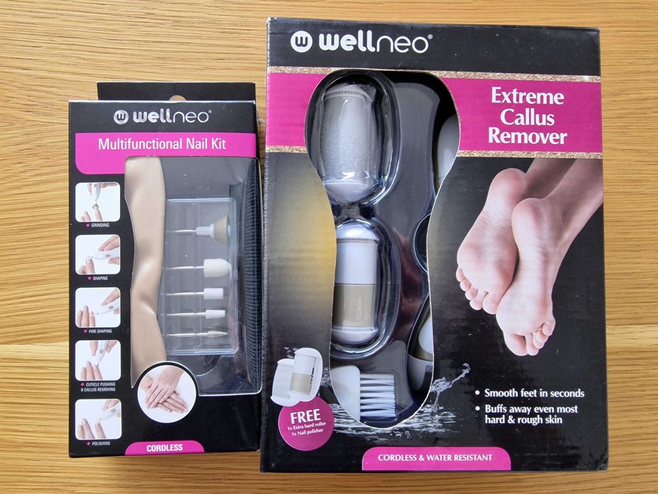 Wellneo домашен комплект за макикюр и педикюр