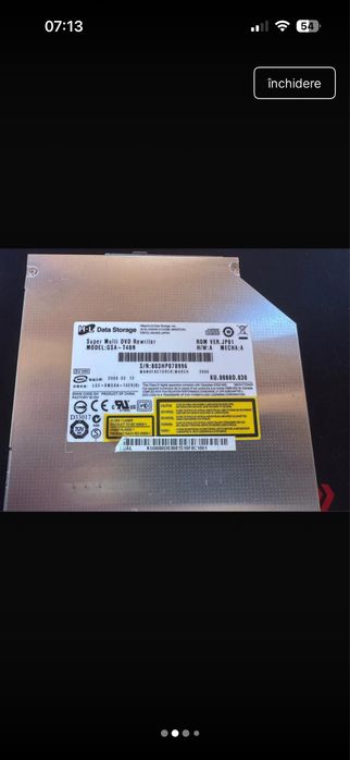 Dvd writer laptop