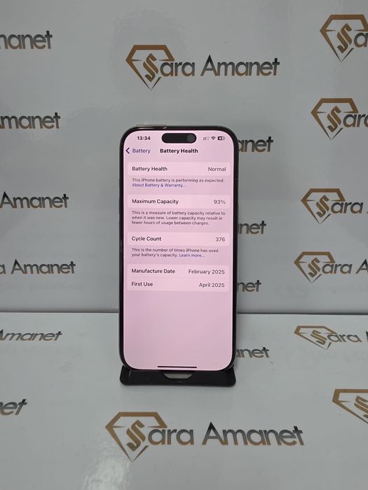 Iphone 16 Pro 128Gb ( baterie 93% ) Sara Amanet