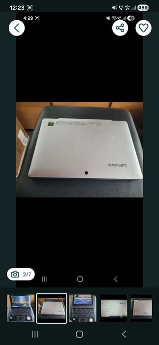 Vând Lenovo IdeaPad Miix 310-10ICR, dispozitiv 2-în-1 (tabletă + tastatură detașabilă).