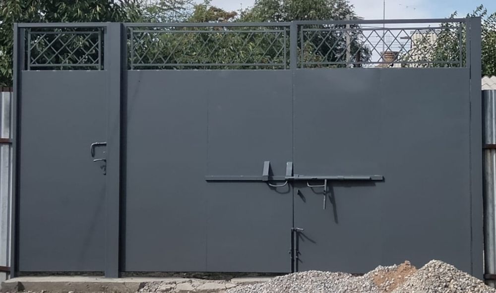 Металлические ворота