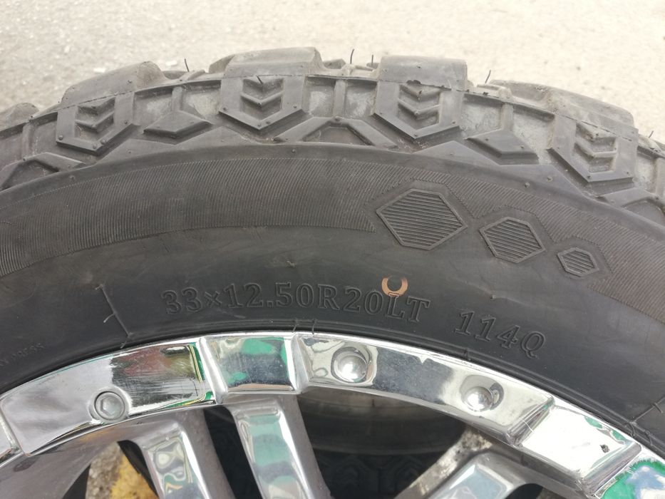 4 Гуми 33x12.5r20 royal black m/t II