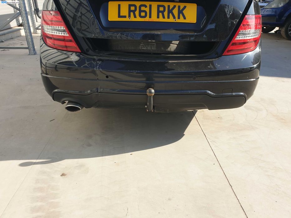 Bara Spoiler Spate AMG cu Locas Senzori Parcare cu Defect Mercedes Clasa C Class W204 Sedan Berlina FL Facelift 2011 - 2014 Culoare 197 C197 [Q0065]
