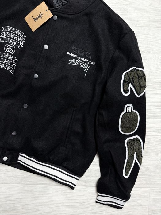 Бомбър яке Stussу x Comme des Garçons (CDG)