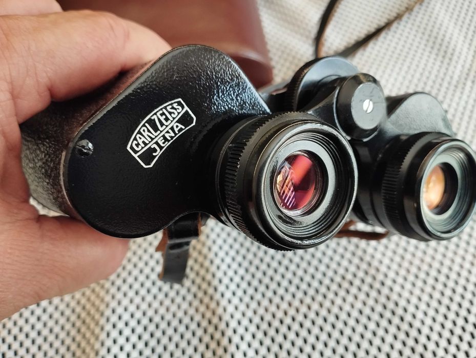 ТОП Бинокъл Carl Zeiss Jena-JENOPTEM-MULTI-COATED -10 х 50W-ГДР--като НОВ