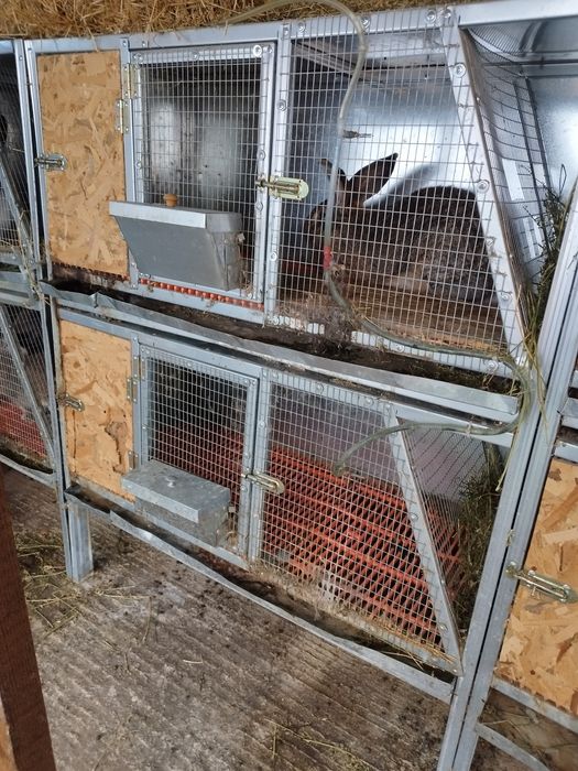 Клетки за зайци втора употреба.