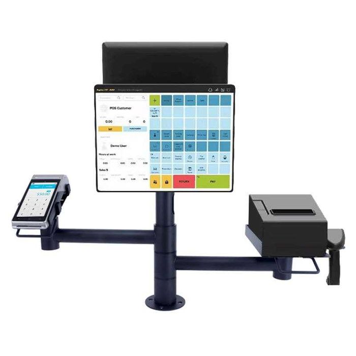 стойка для кассого стола магазина, супермаркета