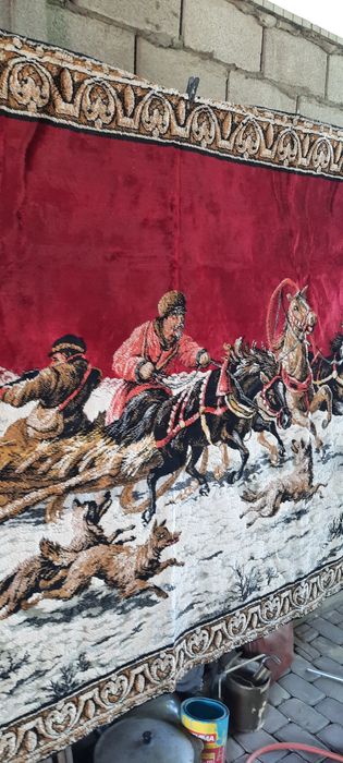 Ковёр Охота. Винтаж.