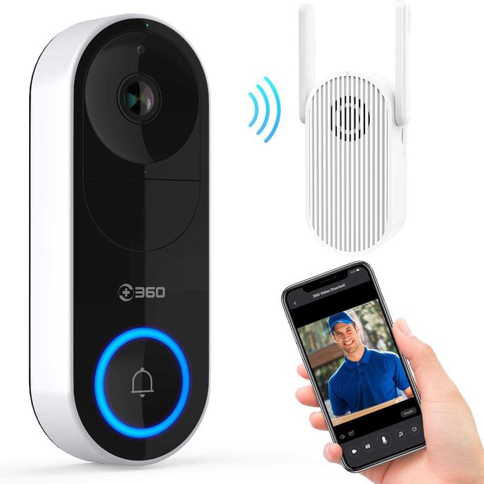 НОВО! - 360 Смарт Видео звънец WI-FI D819