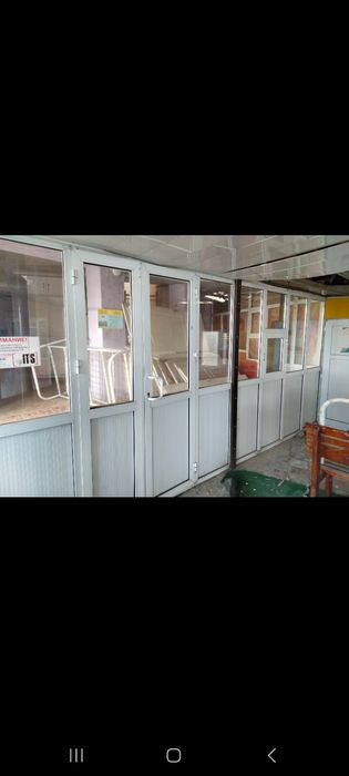 Витраж из металлопластика