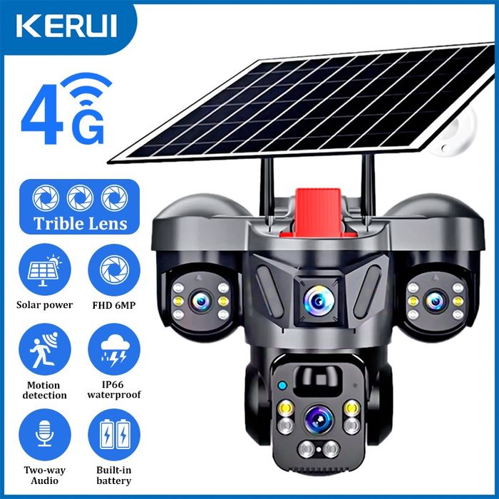 Kamera 4G Paneli Videokuzatuv Камера Видеонаблюдения Солнечный