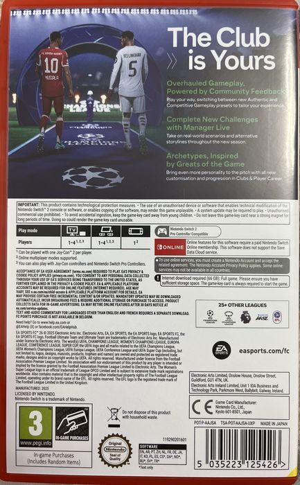 FC 26 Nintendo Swich 2