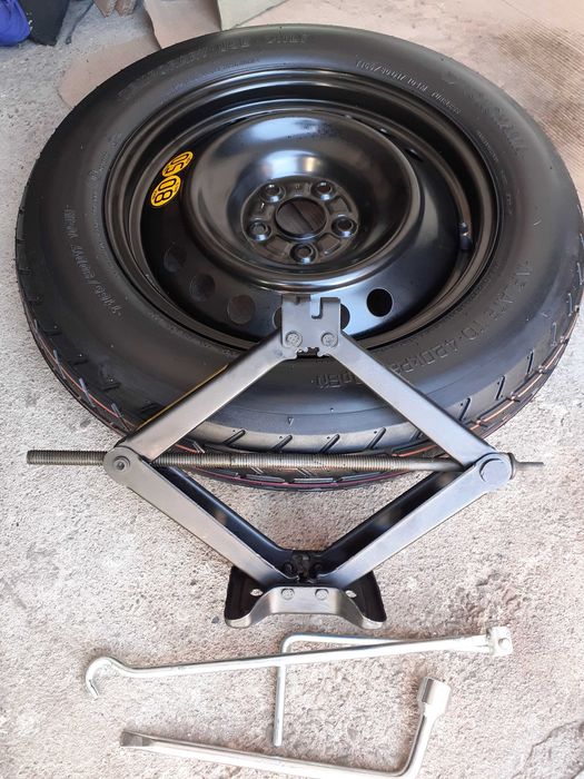 Roata rezerva SLIM cric TOYOTA RAV4, Corolla Cross, LEXUS NX, RX,   165/80 R17