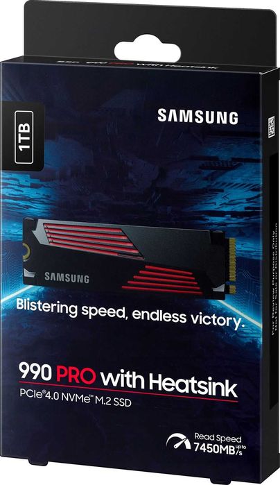 SSD накопитель Samsung 990 PRO W/­HS 1TB