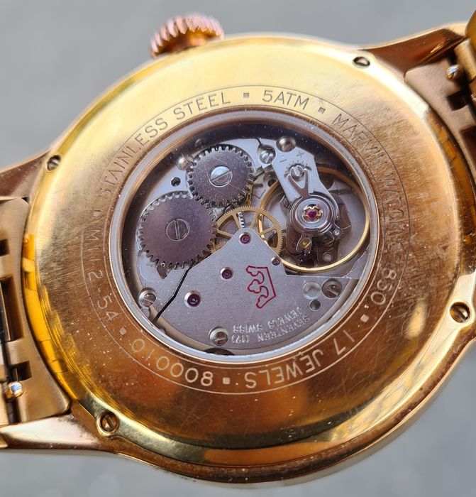 Ceas Marvin Gent 44mm Mechanical M112.54.41.52 ORGINAL